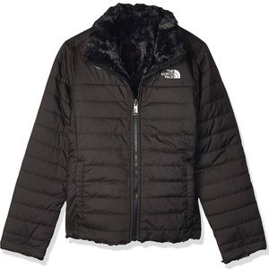 Girls Black Reversible The North Face Jacket